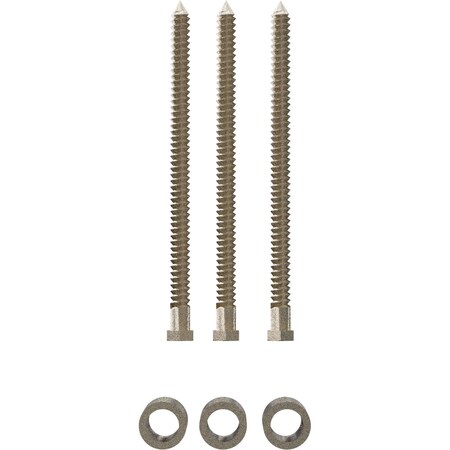 Ekena Millwork Barnfold 2-Door 7/8" Extension Kit, White Bronze GB6007M2EXWZ